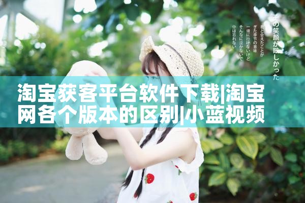 淘宝获客平台软件下载|小蓝视频